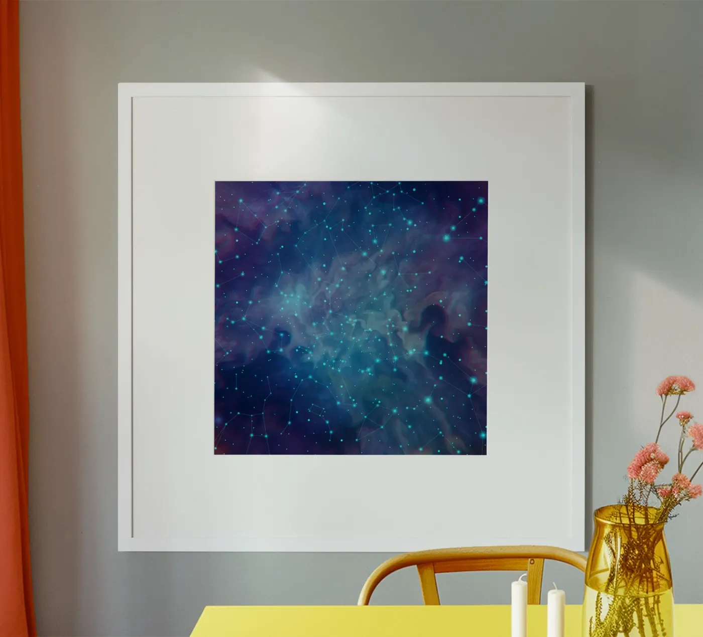 Nebula poster by Vivi Nicolin