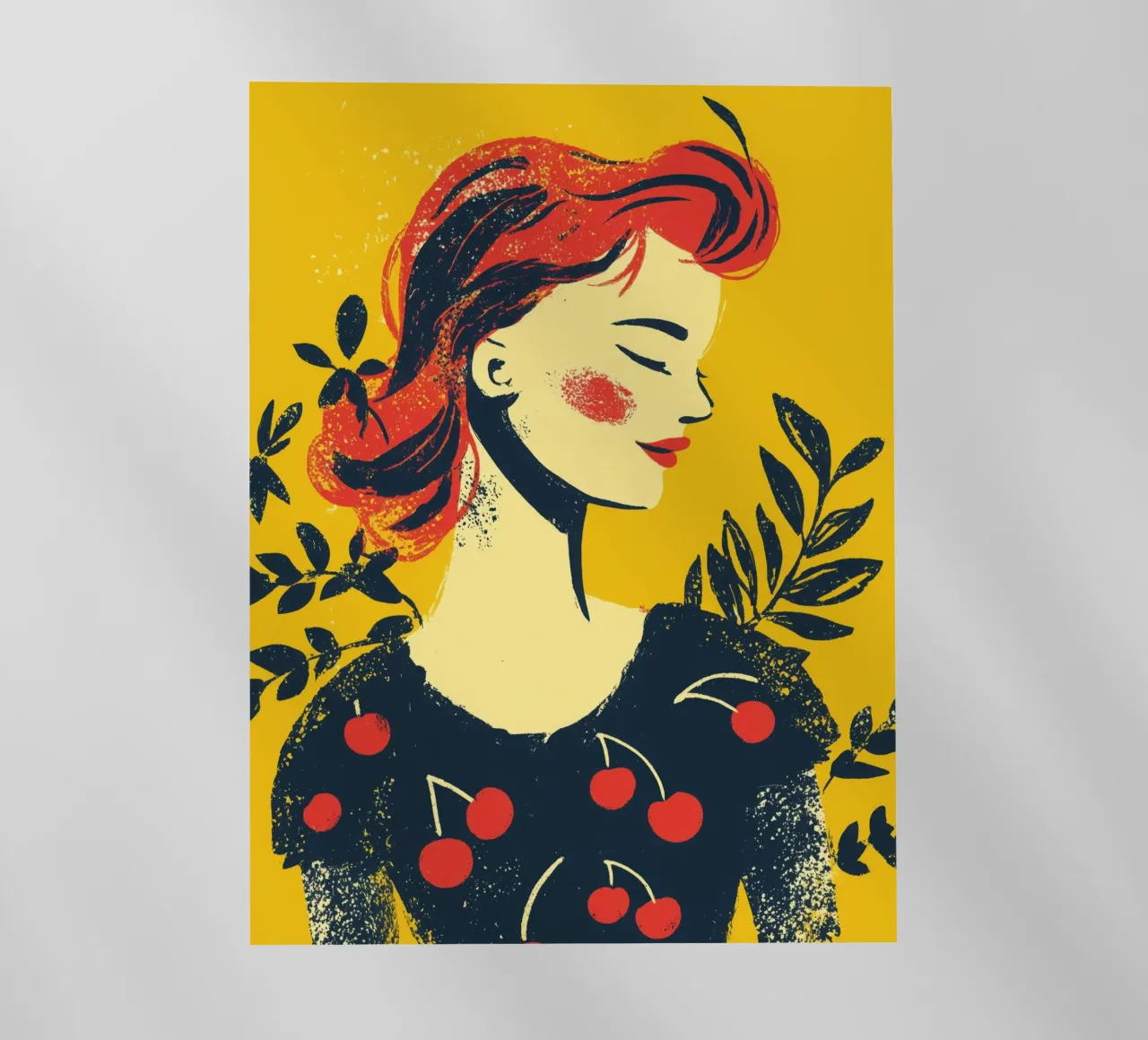 Ciliegia | Retro serigrafia nostalgia pellicola backlit da Autofocus