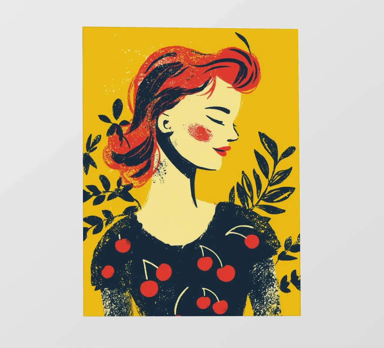 Ciliegia | Retro serigrafia nostalgia pellicola backlit da Autofocus