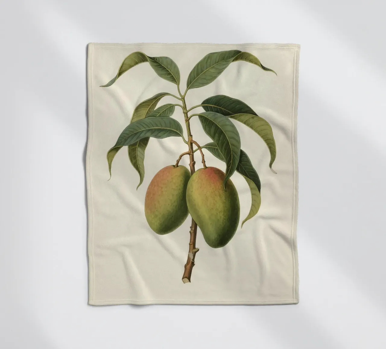 Pianta di mango coperta in pile da knowledge