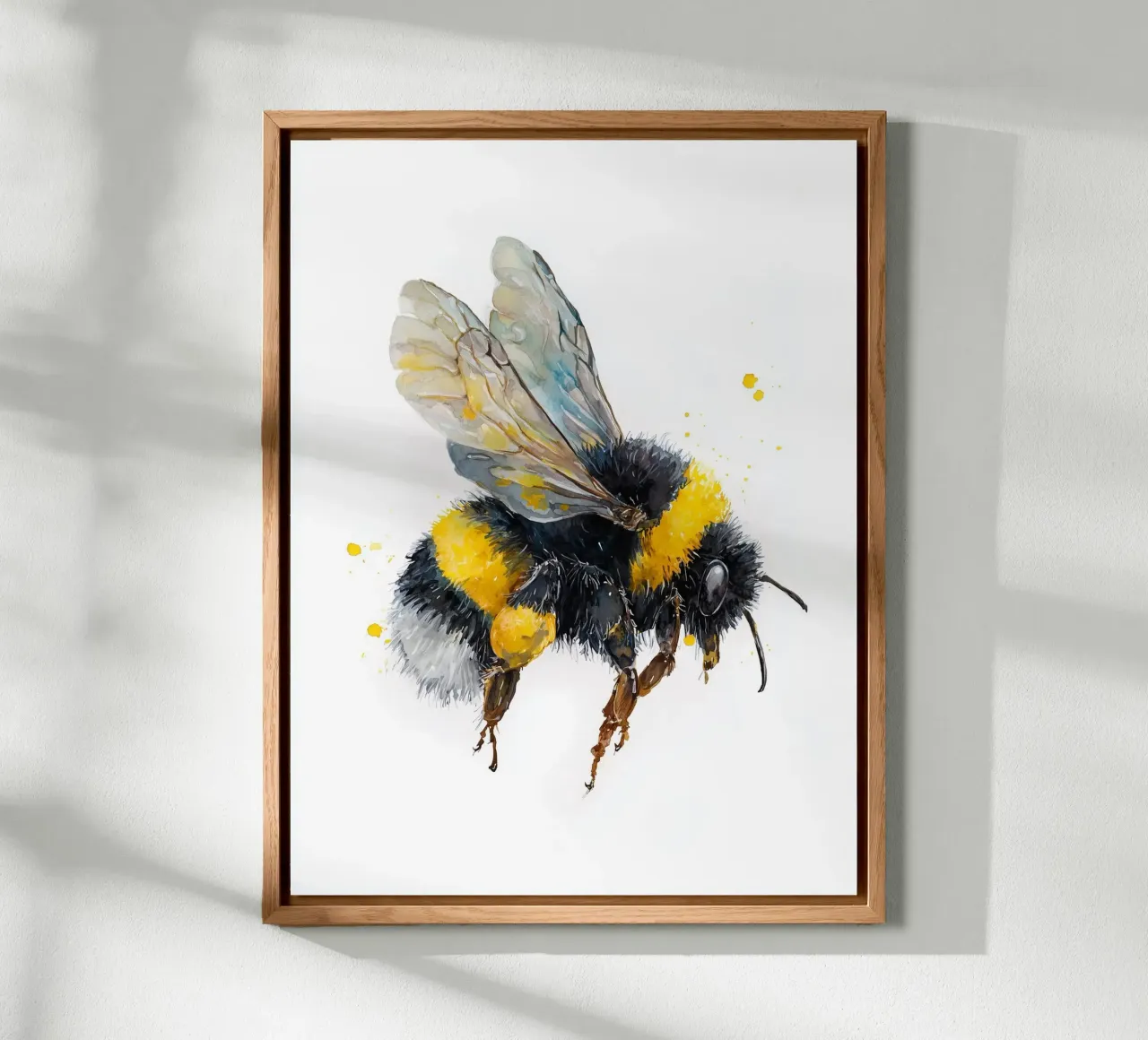Poster di api ad acquerello per la cameretta dei bambini alluminio dibond da Kid’s Dream