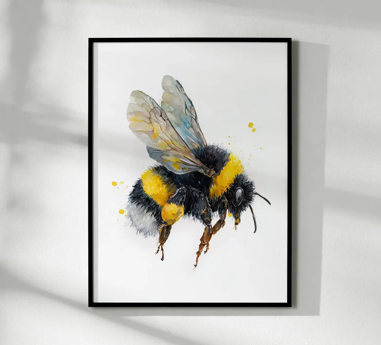 Poster di api ad acquerello per la cameretta dei bambini carta hahnemühle da Kid’s Dream