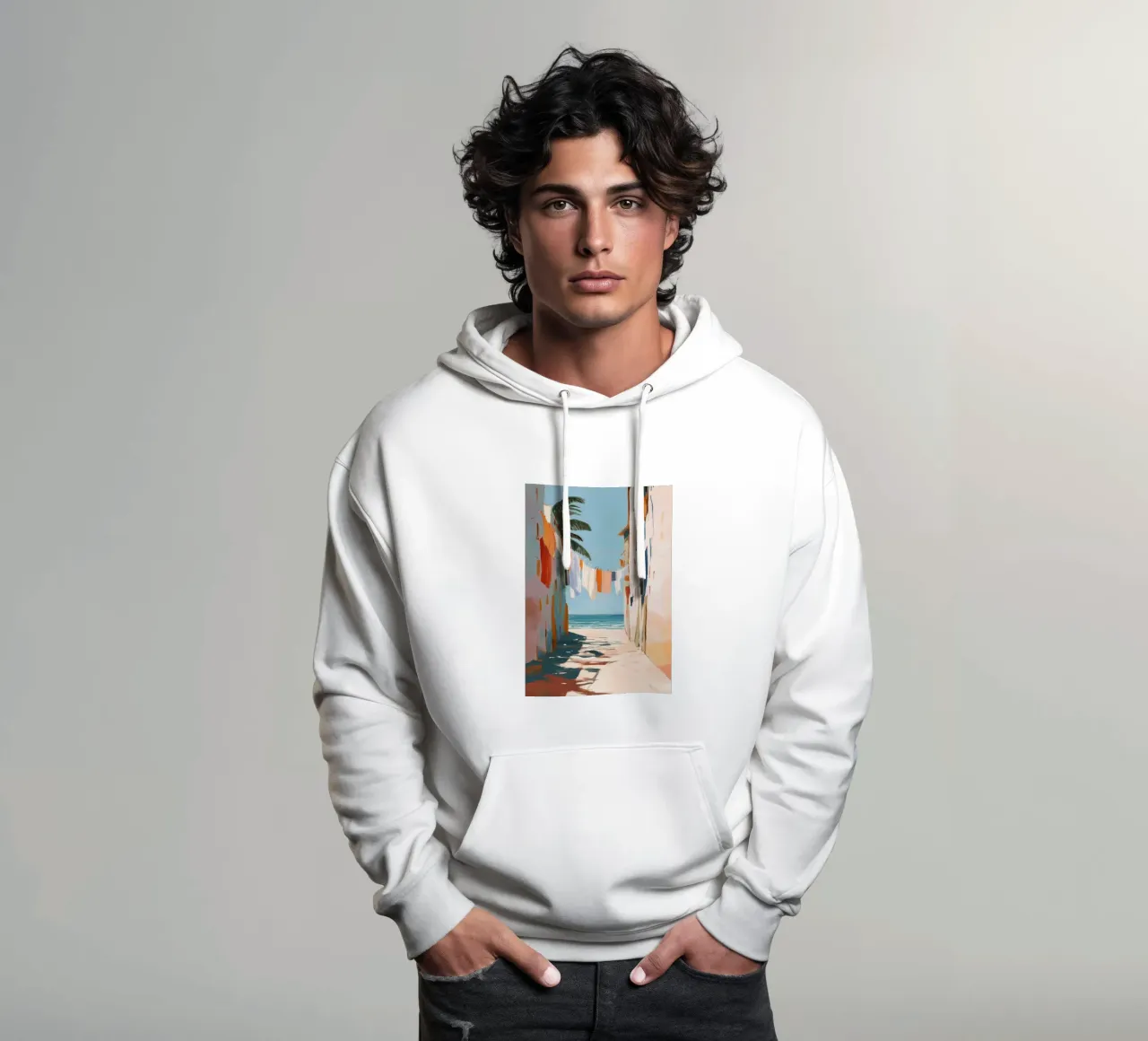 Salt on the Breeze felpa con cappuccio da Luca