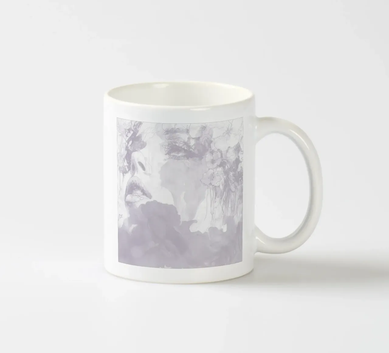trapano grigio2 tazza in ceramica da Giulio Iurissevich