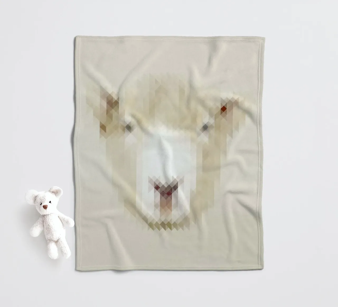 Sheep coperta in pile da Nur Mut