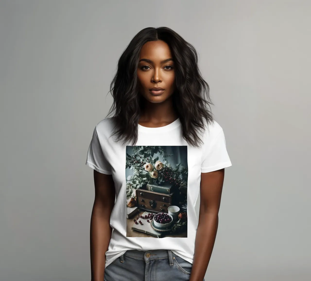 Nostalgic Still Life No 5 camiseta de mujer de treechild