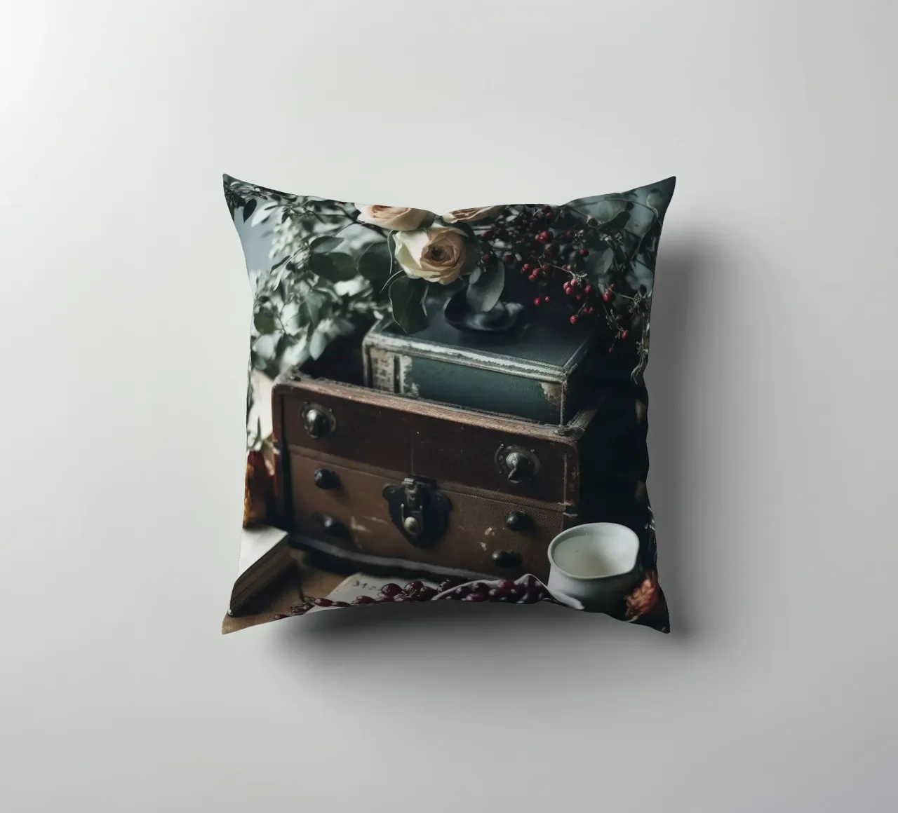 Nostalgic Still Life No 5 cuscino da treechild