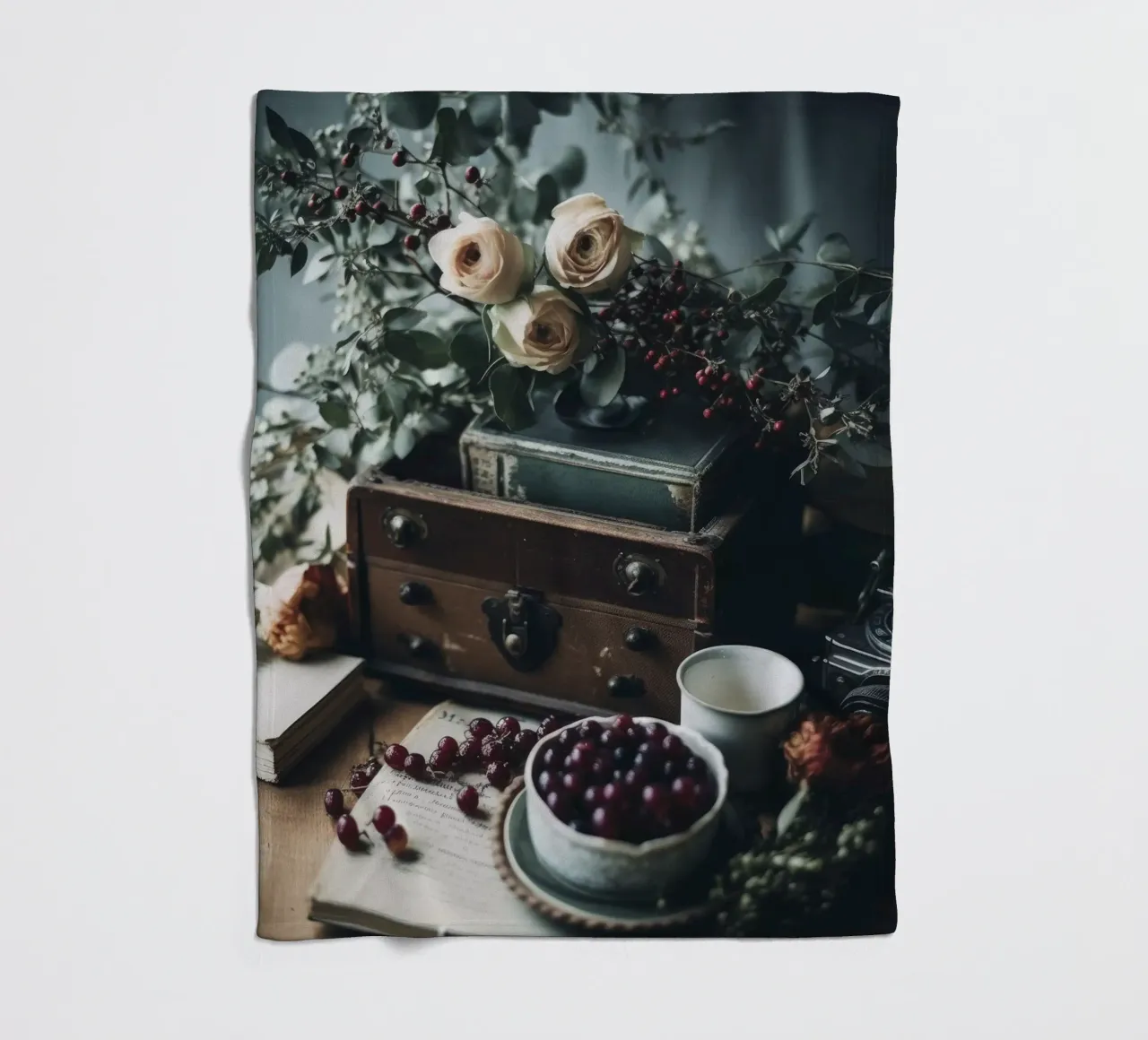 Nostalgic Still Life No 5 coperta in pile da treechild