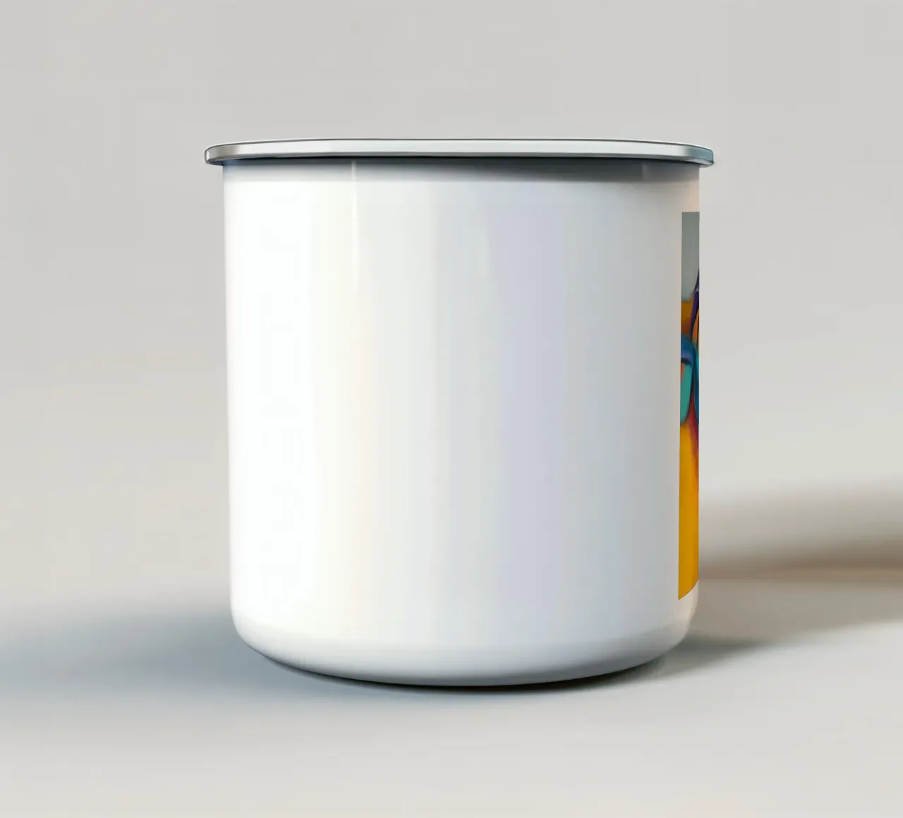 Lo stile del papavero toro tazza in smalto da Carinaprint
