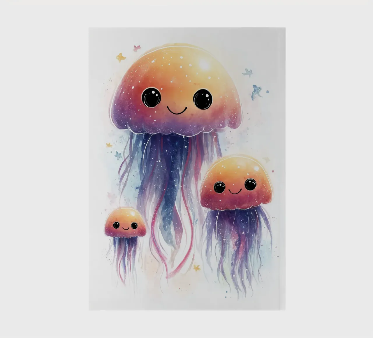 Poster con meduse colorate diario da Kid’s Dream