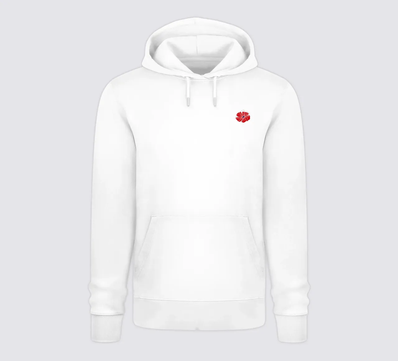 Poder de las flores rojas sudadera con capucha de Schuhmann Design