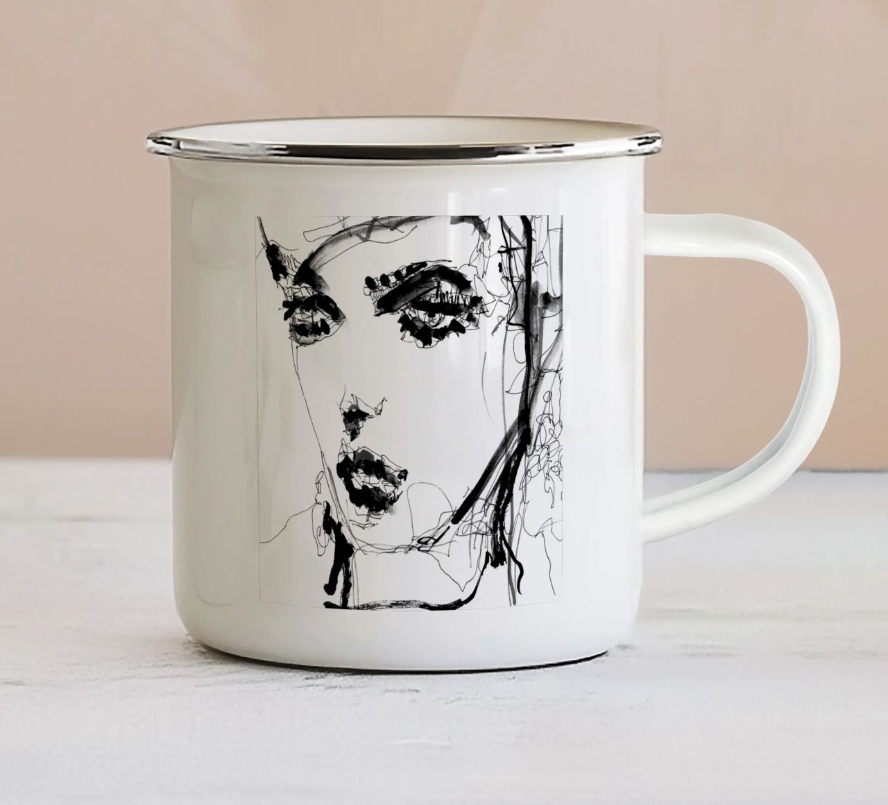 stampo tazza in smalto da k i m