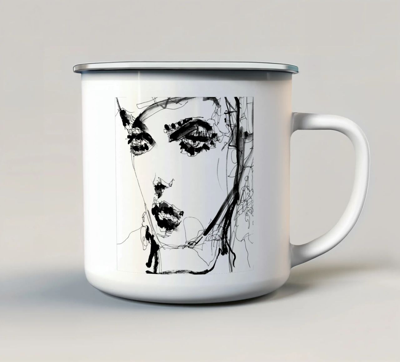 stampo tazza in smalto da k i m