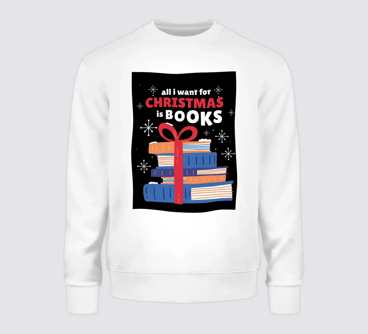 libri di Natale felpa da Barbara Wright