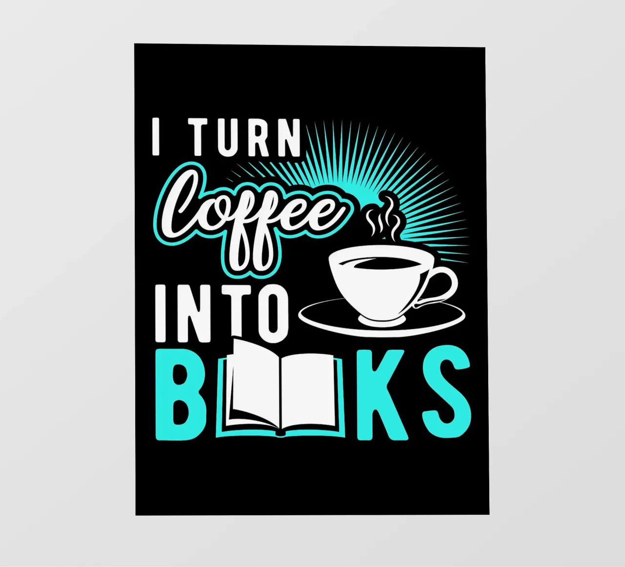 Caffè e libri telo in pvc da Barbara Wright