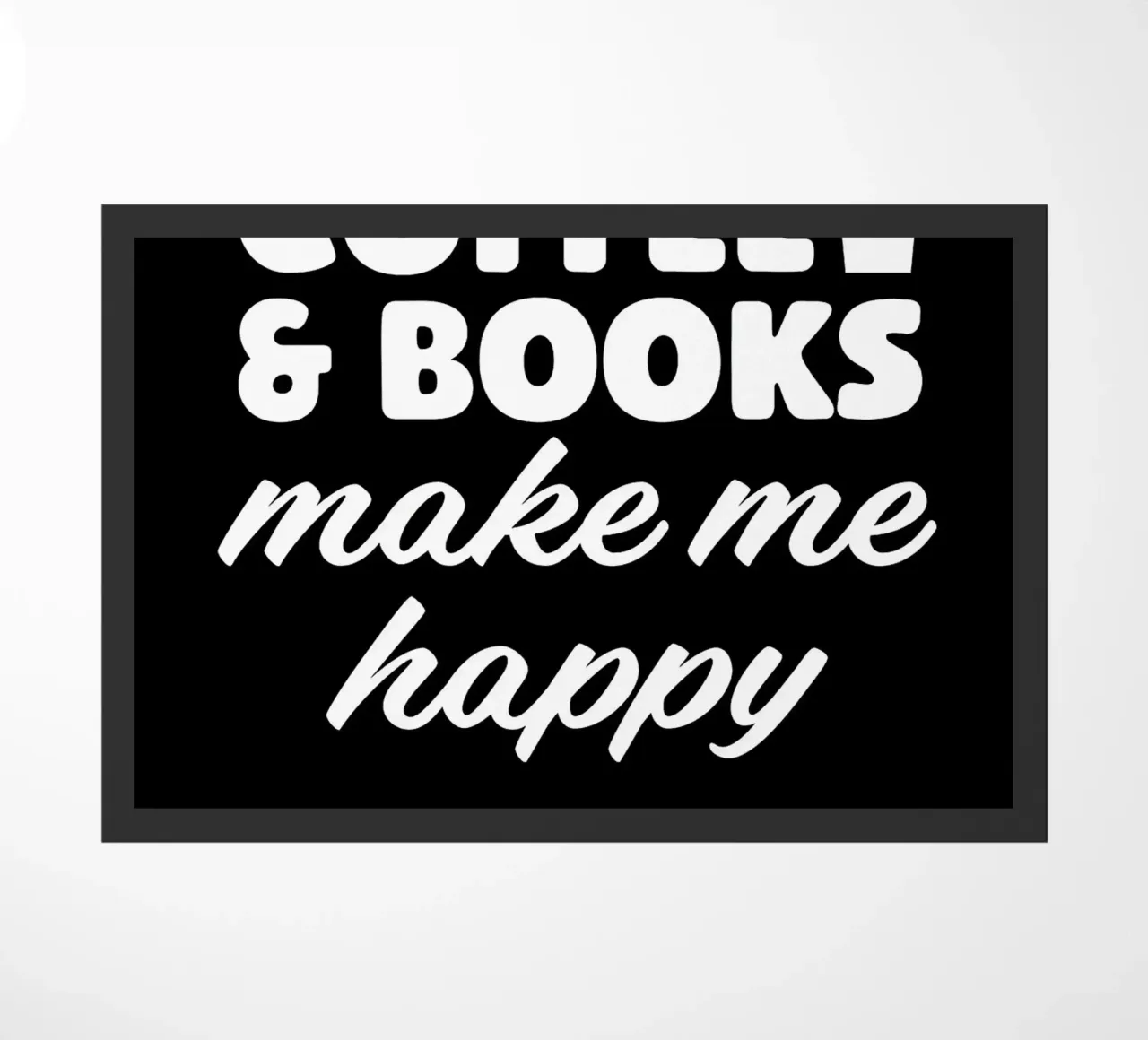 Caffè e libri mi fanno zerbino da Barbara Wright