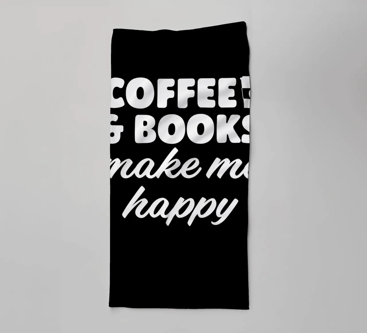 Caffè e libri mi fanno asciugamano da bagno da Barbara Wright