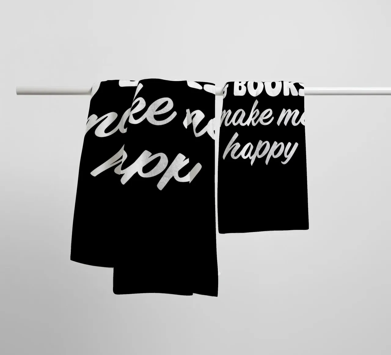 Caffè e libri mi fanno asciugamano da bagno da Barbara Wright