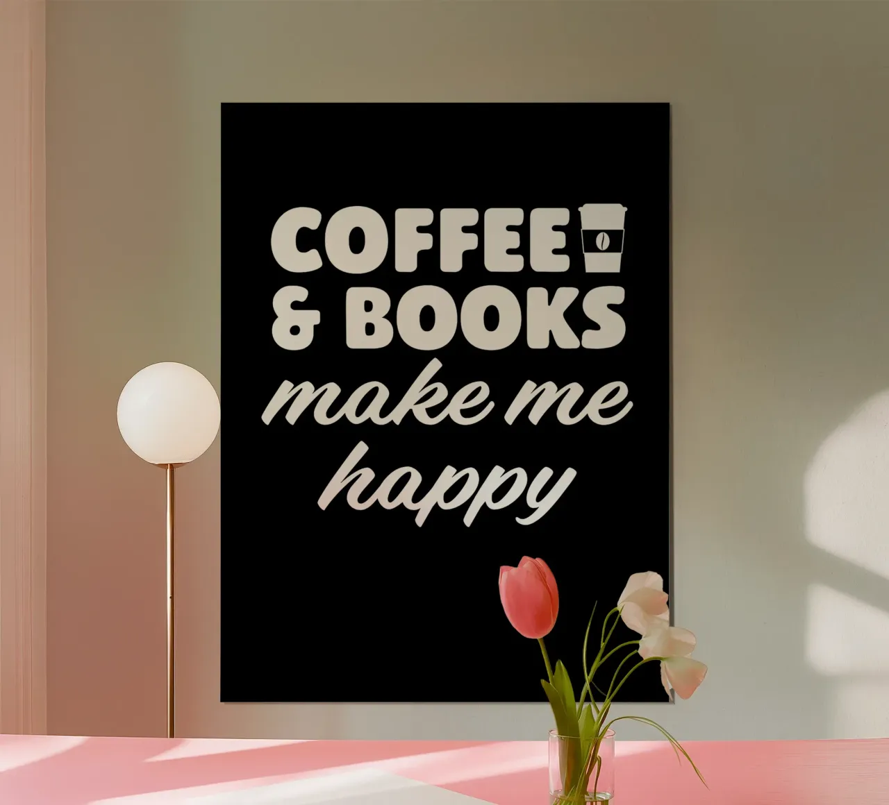 Caffè e libri mi fanno carta hahnemühle da Barbara Wright