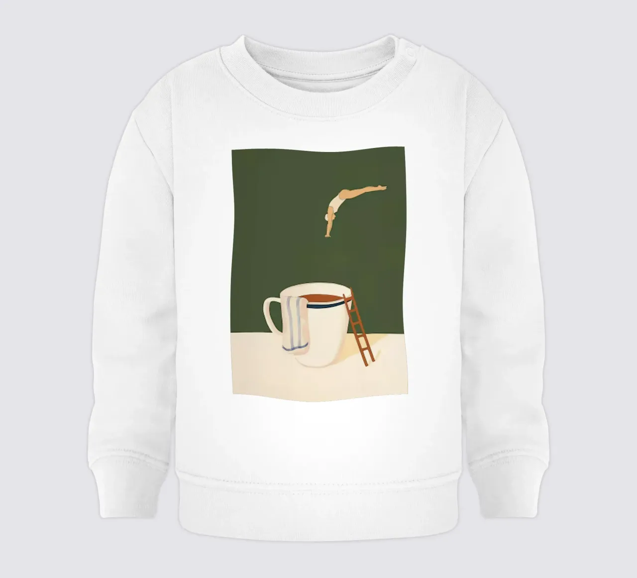 Cucina stravagante di metà secolo felpa neonato da Morgan shop
