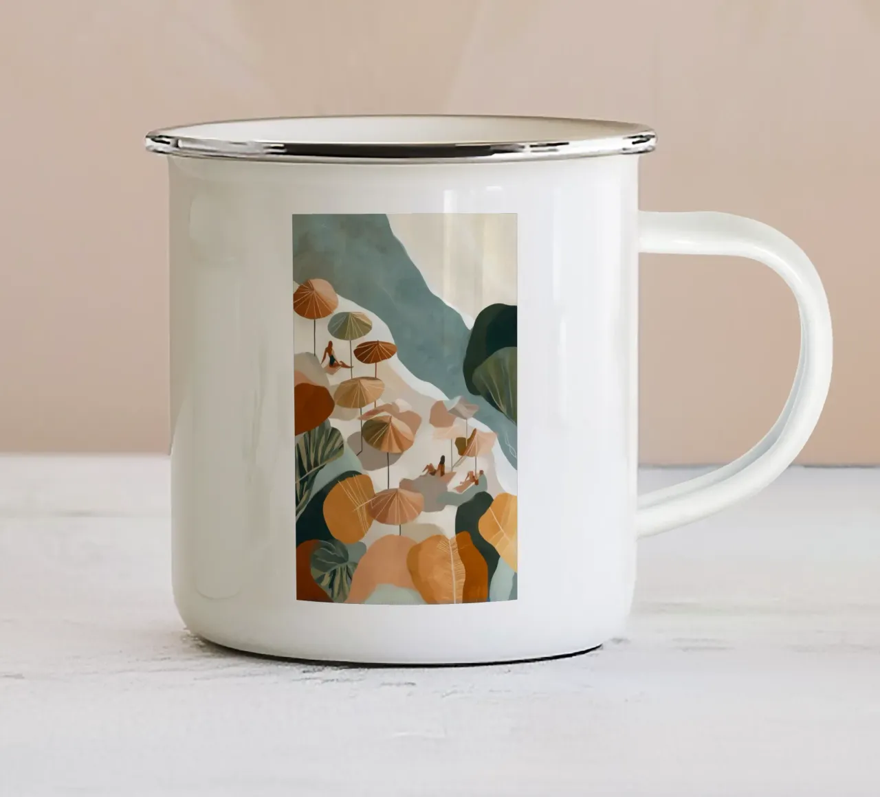 Whispers of a Summer Noon tazza in smalto da Luca
