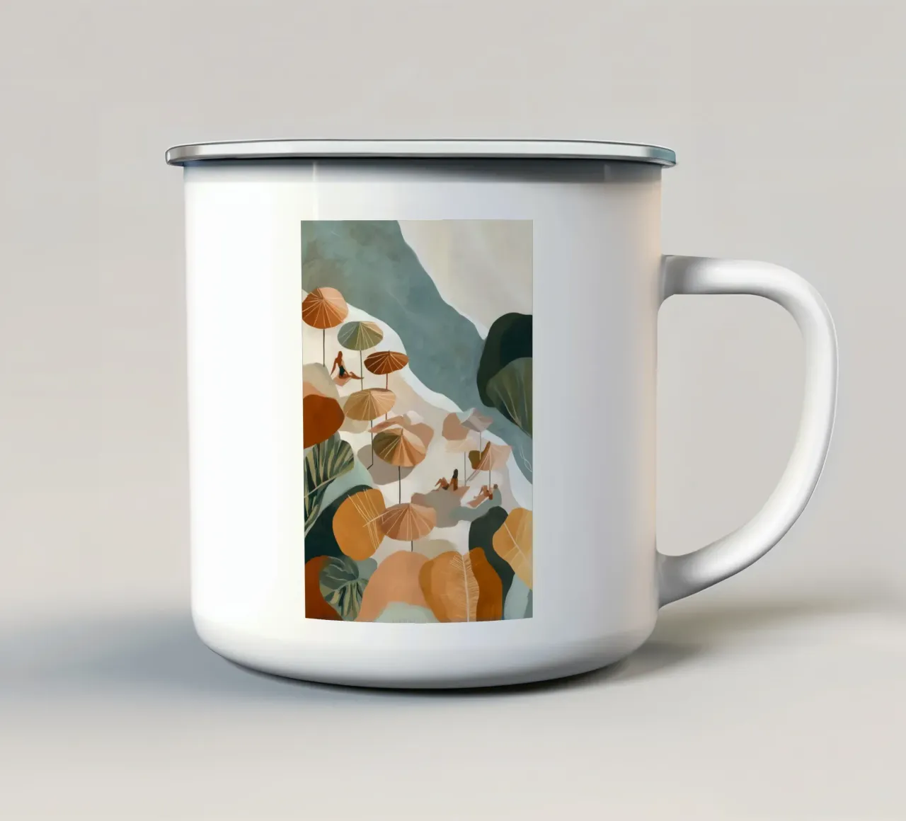 Whispers of a Summer Noon tazza in smalto da Luca