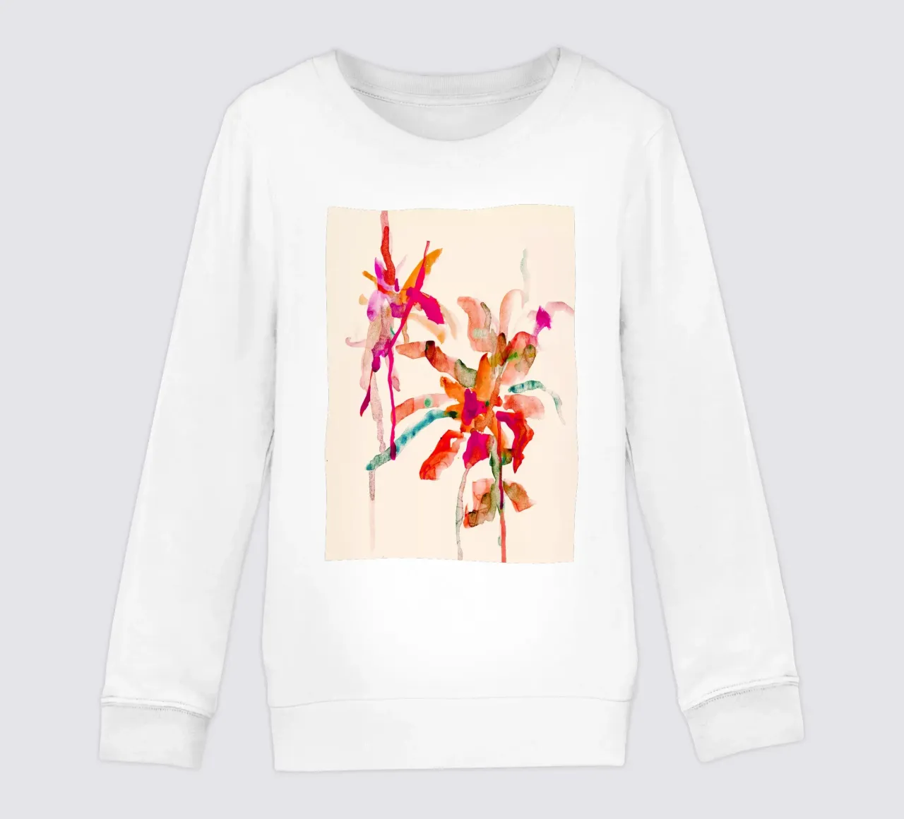 fiori felpa bambino da k i m