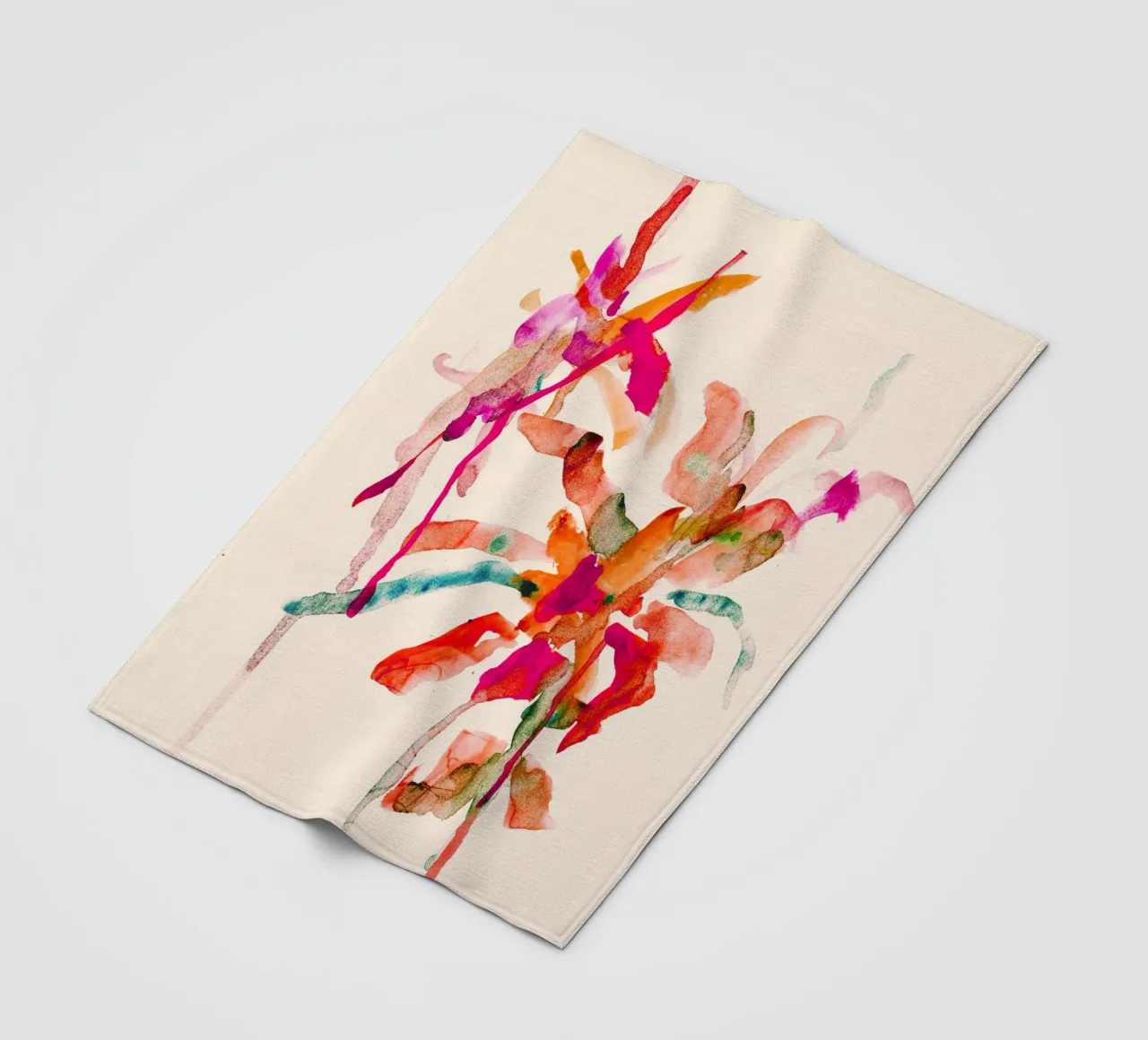 Blumen Fleecedecke von k i m