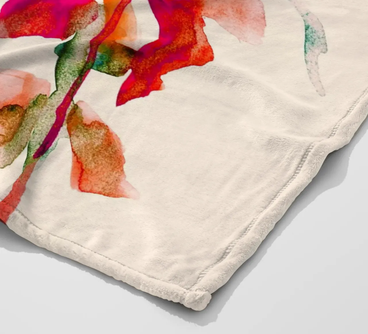 Blumen Fleecedecke von k i m