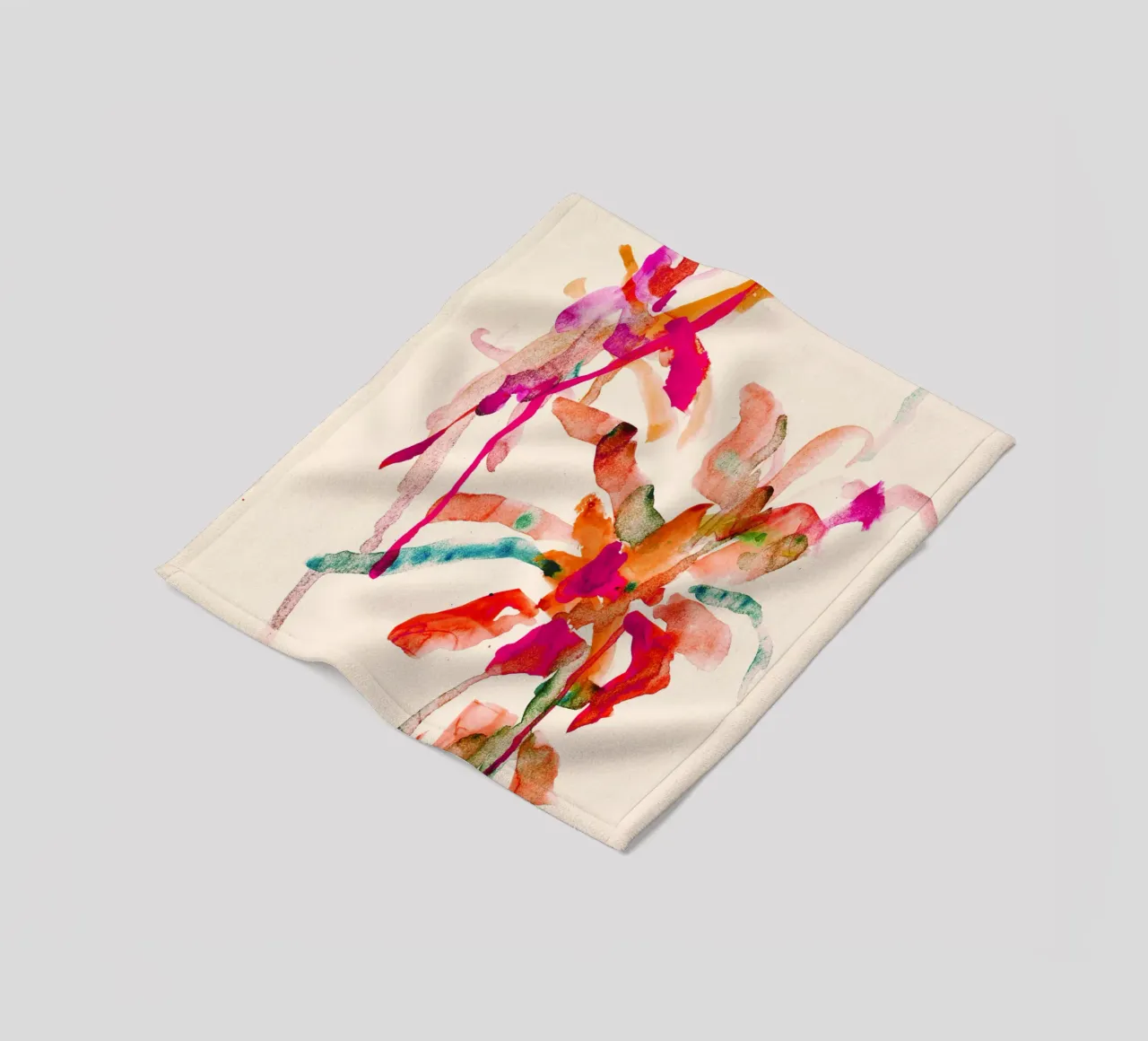 Blumen Fleecedecke von k i m