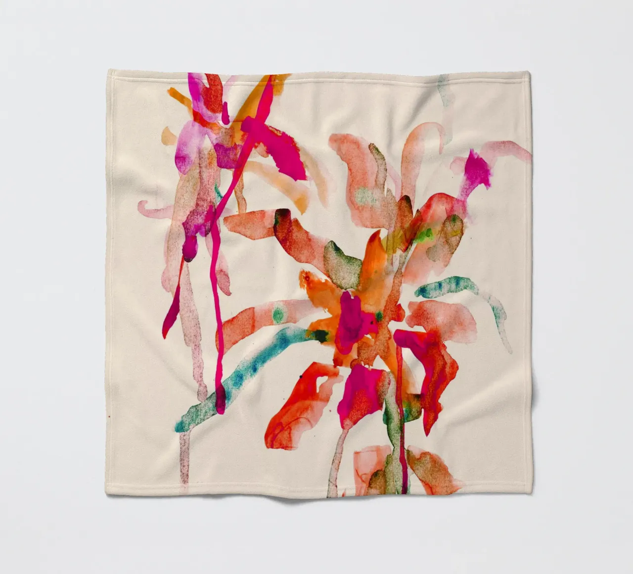 Blumen Fleecedecke von k i m