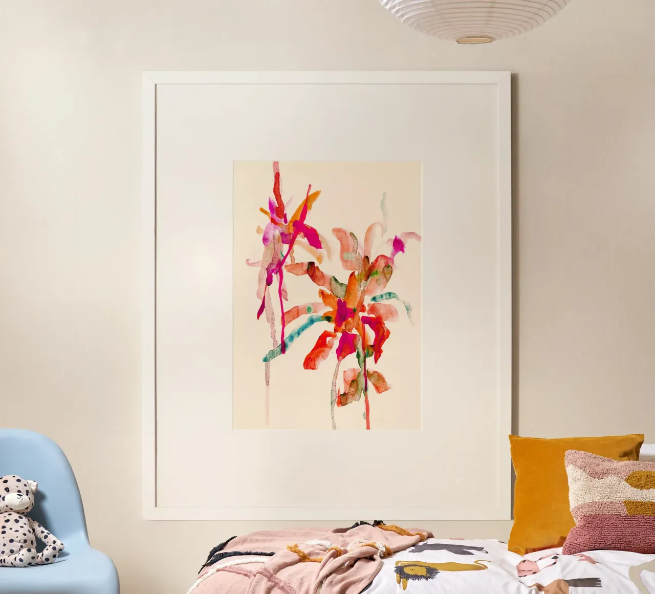 fiori poster con telaio in alluminio da k i m