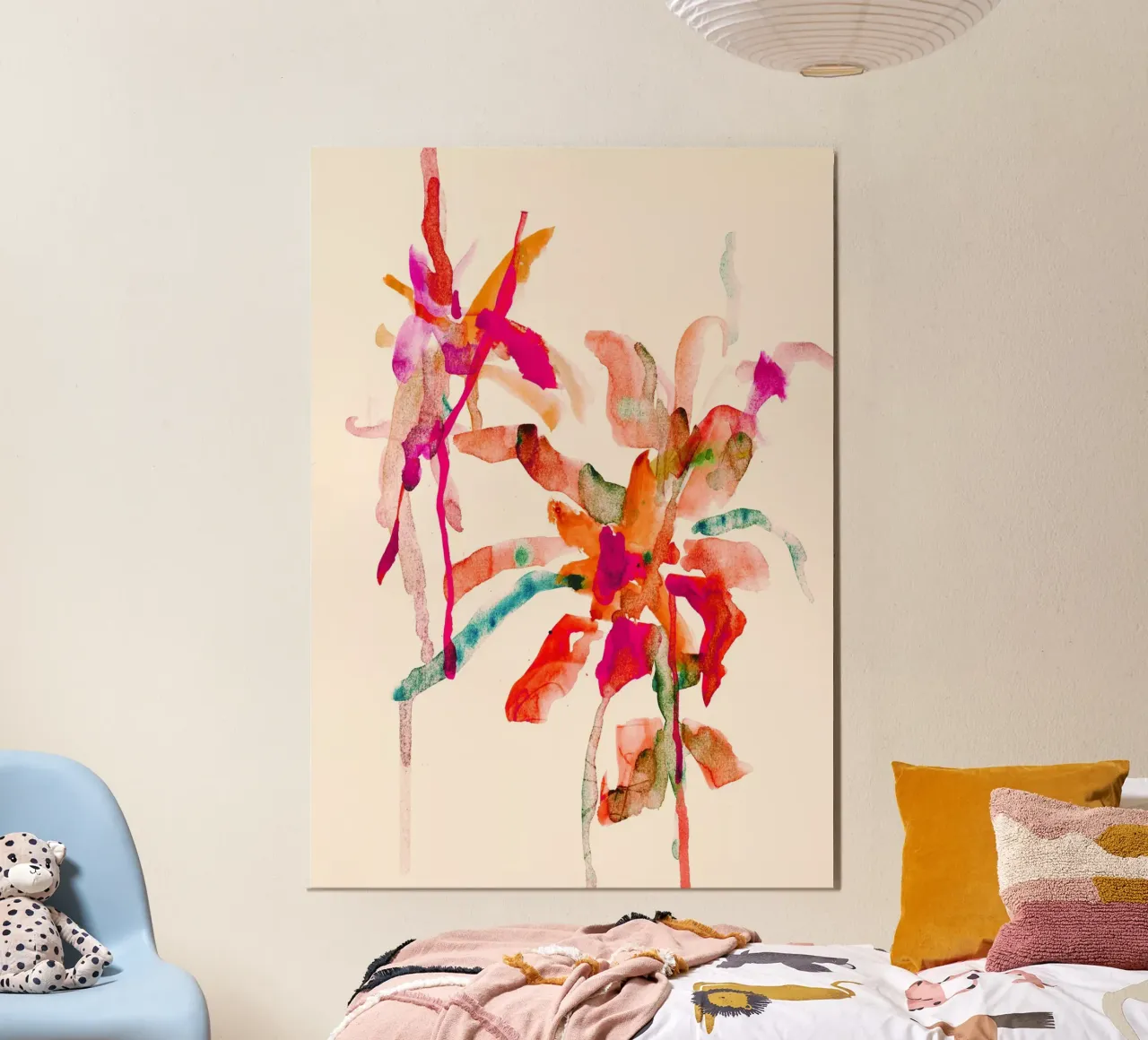 fiori poster con telaio in alluminio da k i m