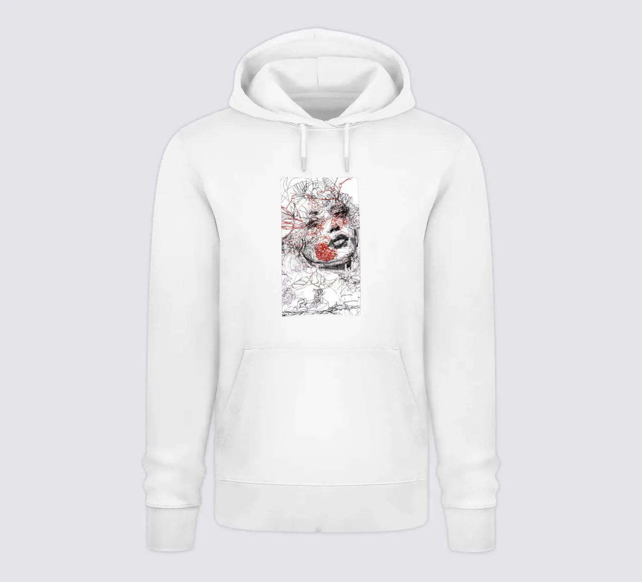 linee felpa con cappuccio da k i m