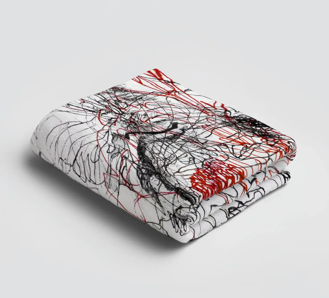 lines towel by k i m