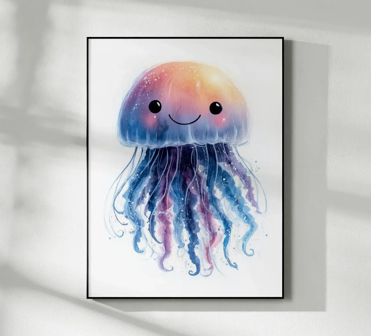 Poster con meduse colorate plexiglass da Kid’s Dream