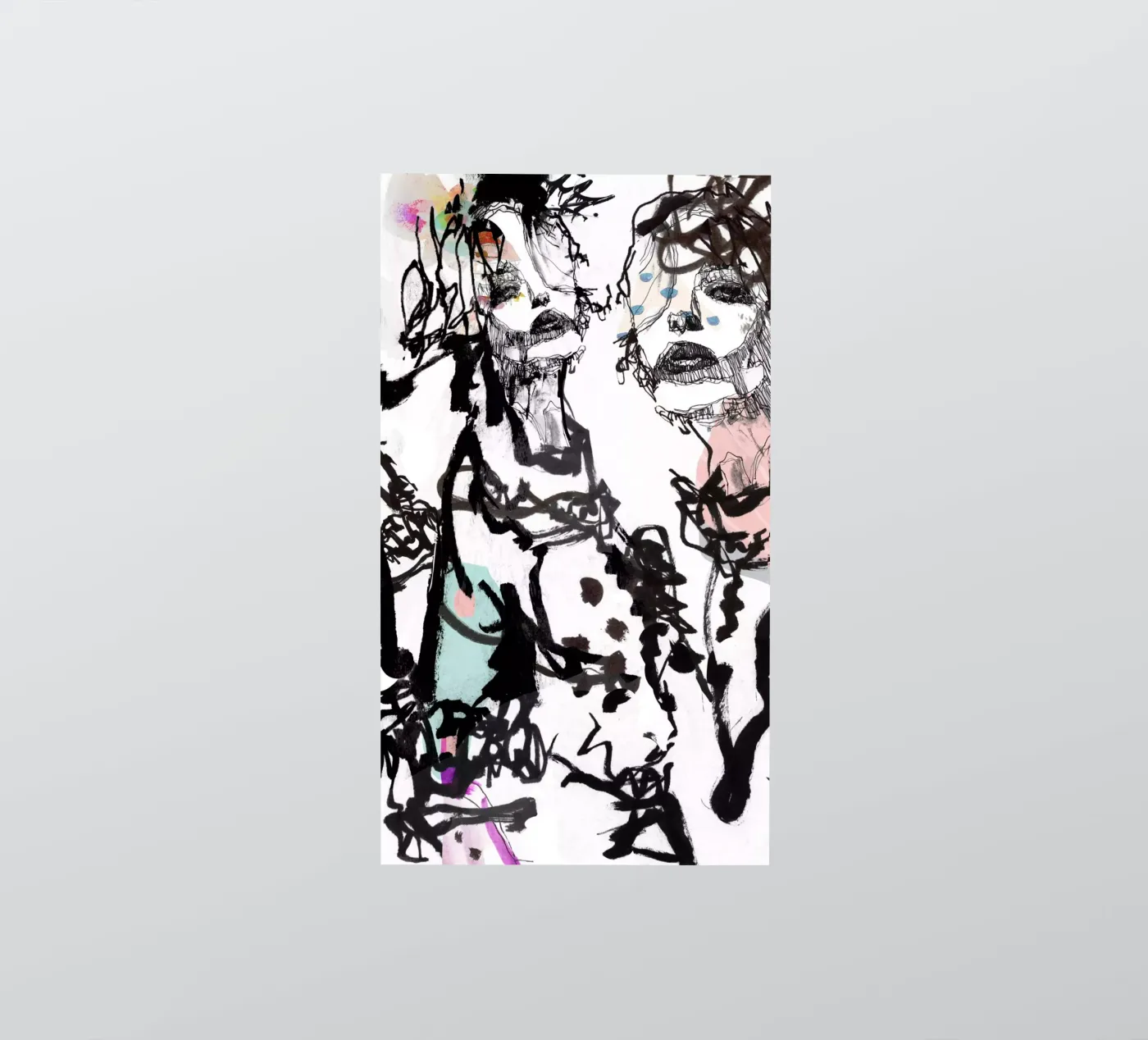 ink sticker by k i m