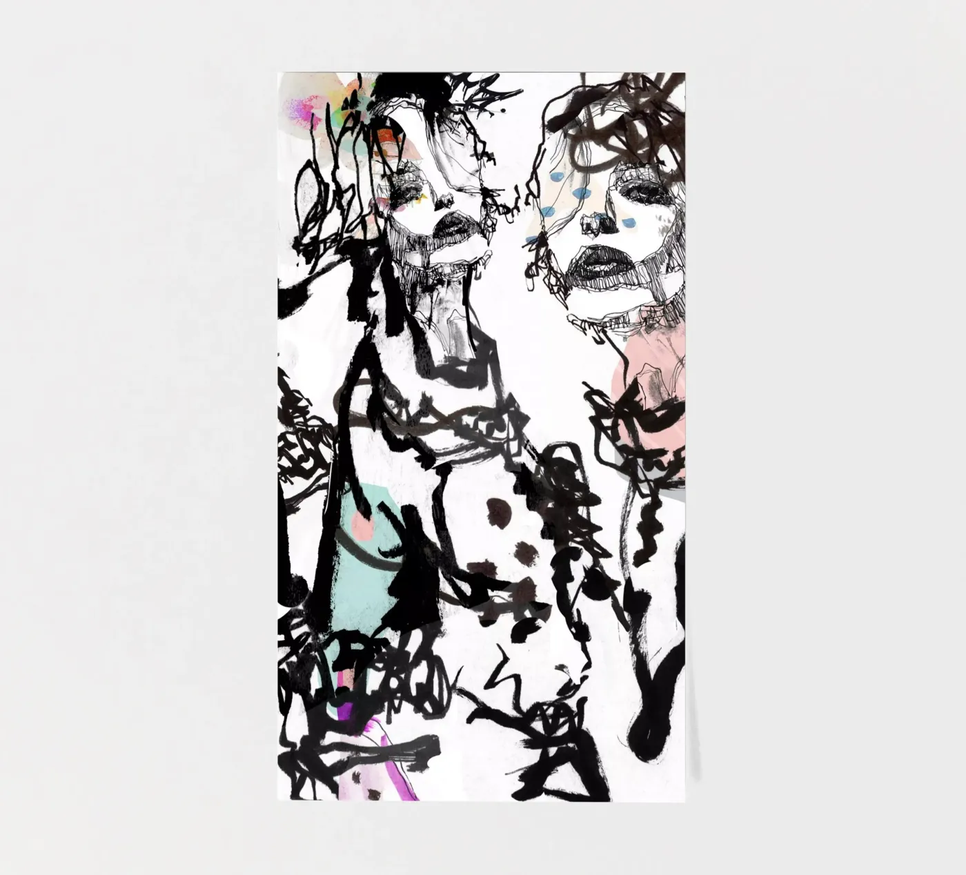 ink sticker sheet by k i m