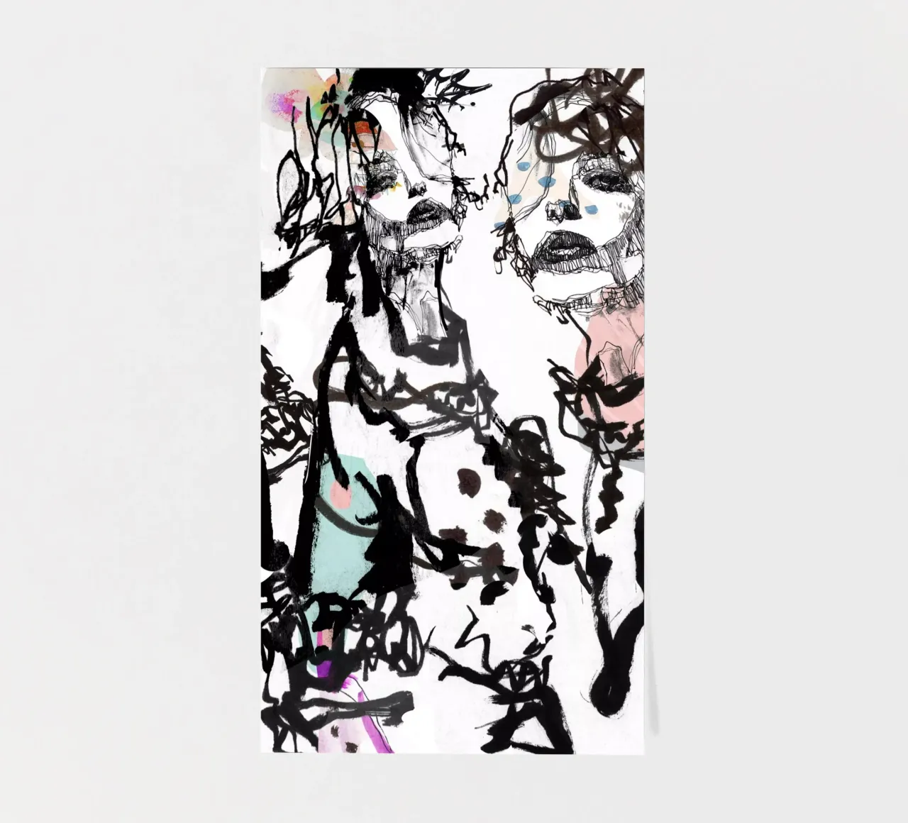 ink sticker sheet by k i m