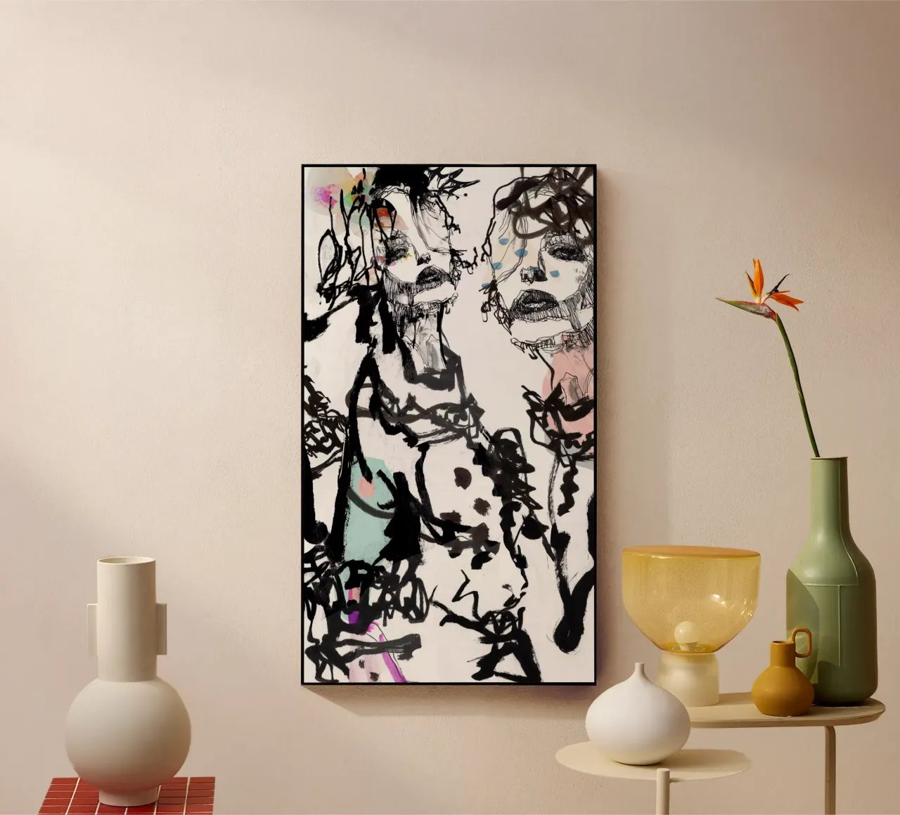 ink acrylic glass by k i m