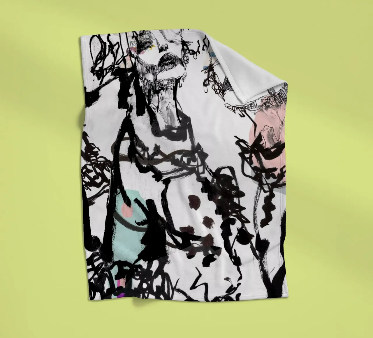 Tinte Fleecedecke von k i m