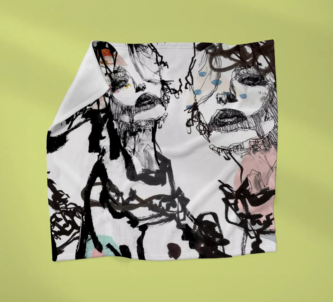 Tinte Fleecedecke von k i m