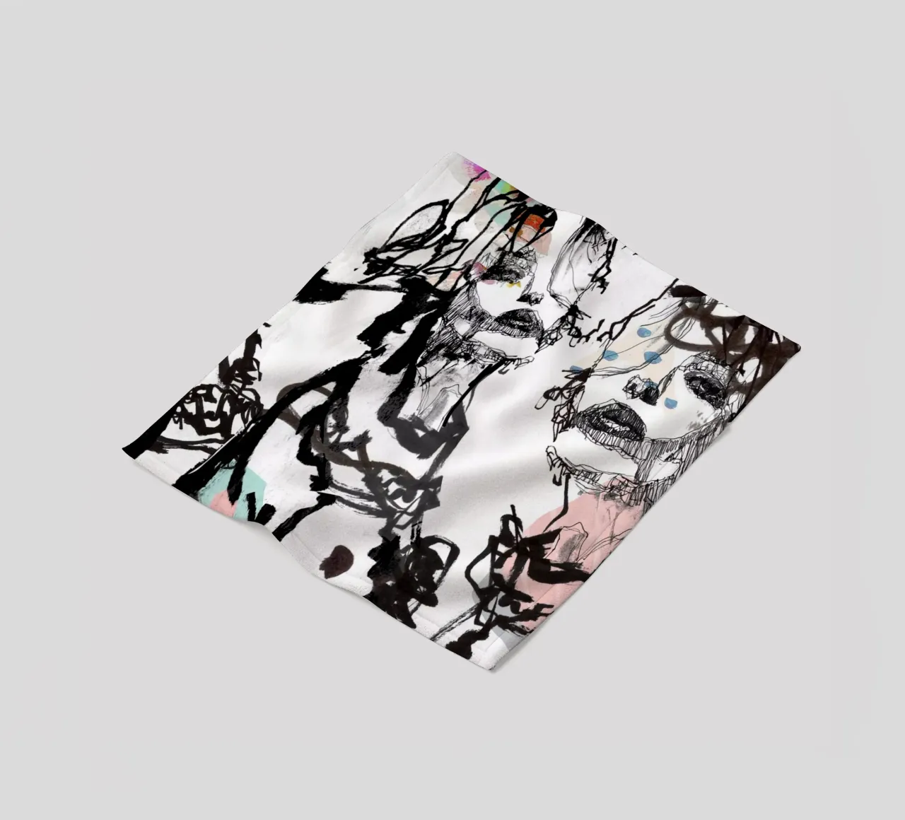 Tinte Fleecedecke von k i m