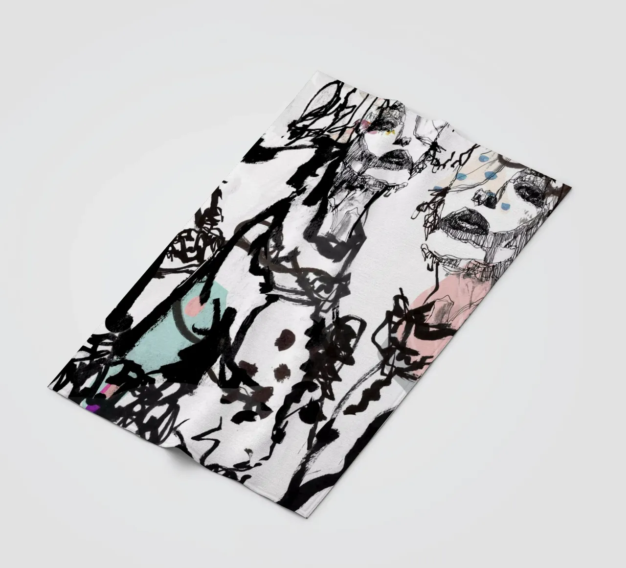 Tinte Fleecedecke von k i m