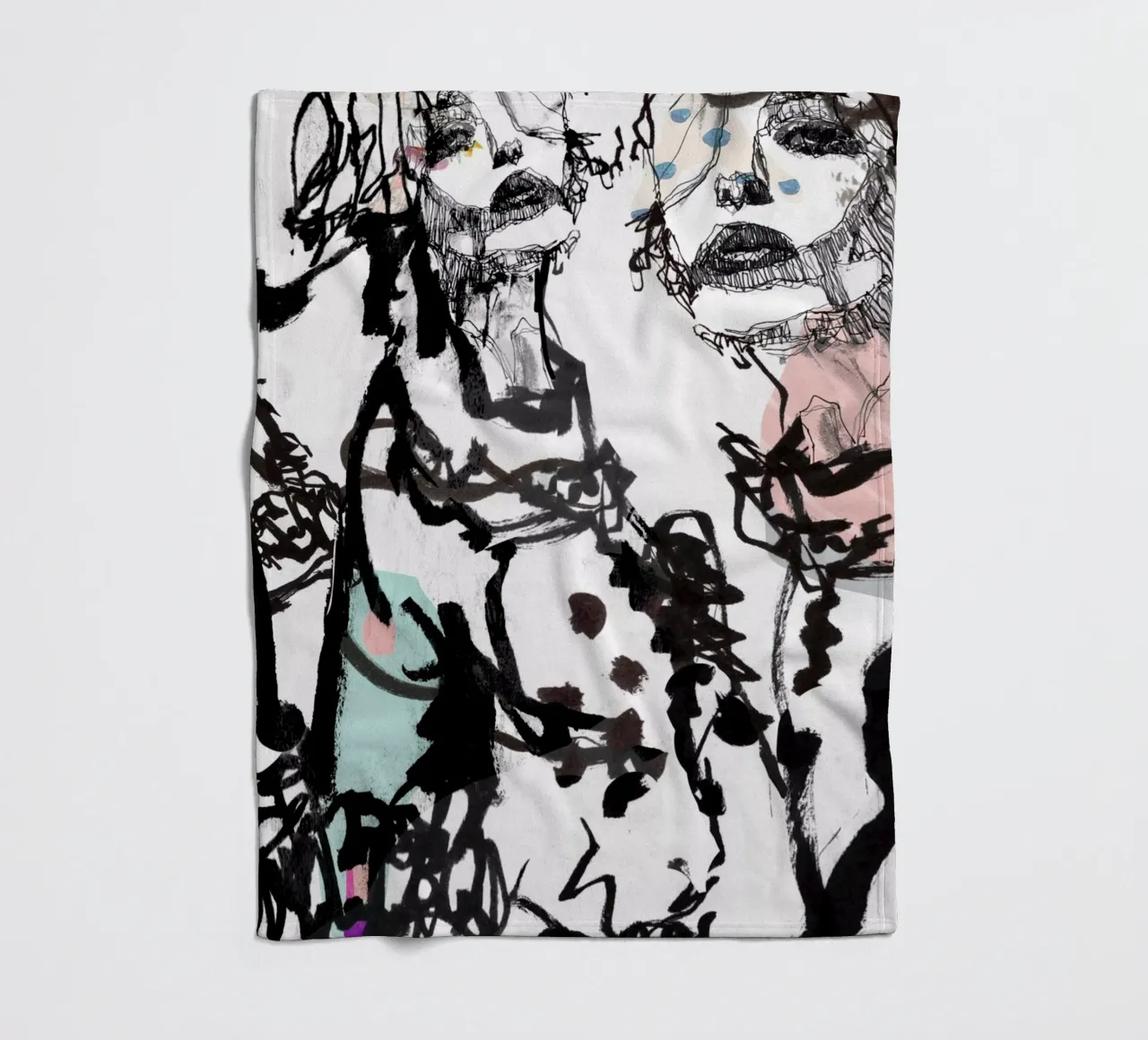 Tinte Fleecedecke von k i m