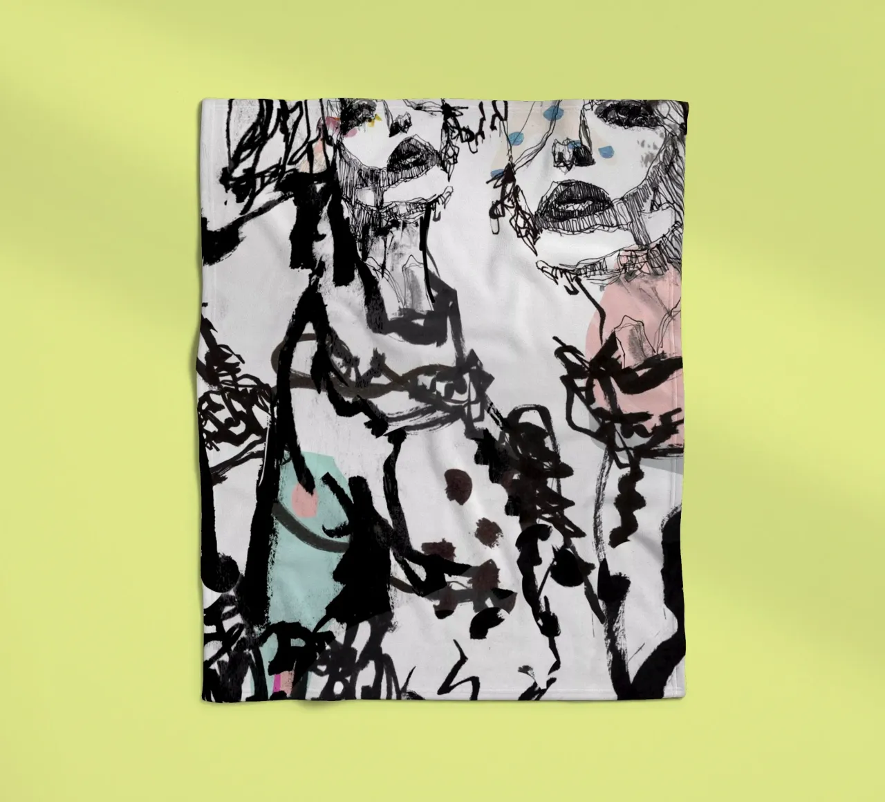 Tinte Fleecedecke von k i m