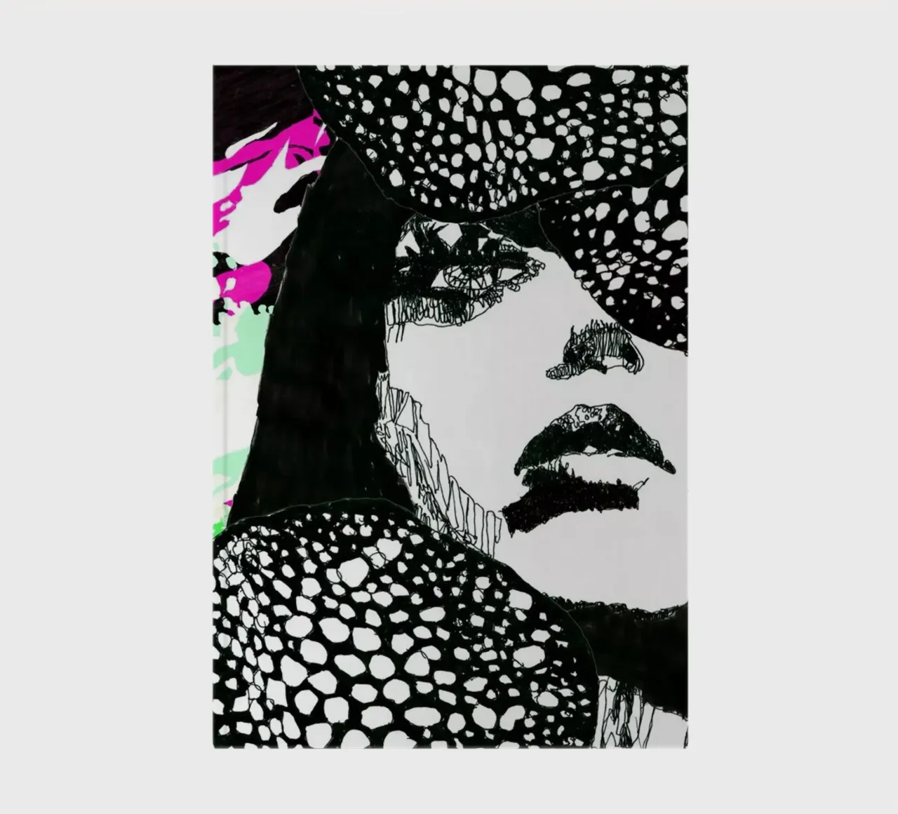 white dots notebook by k i m
