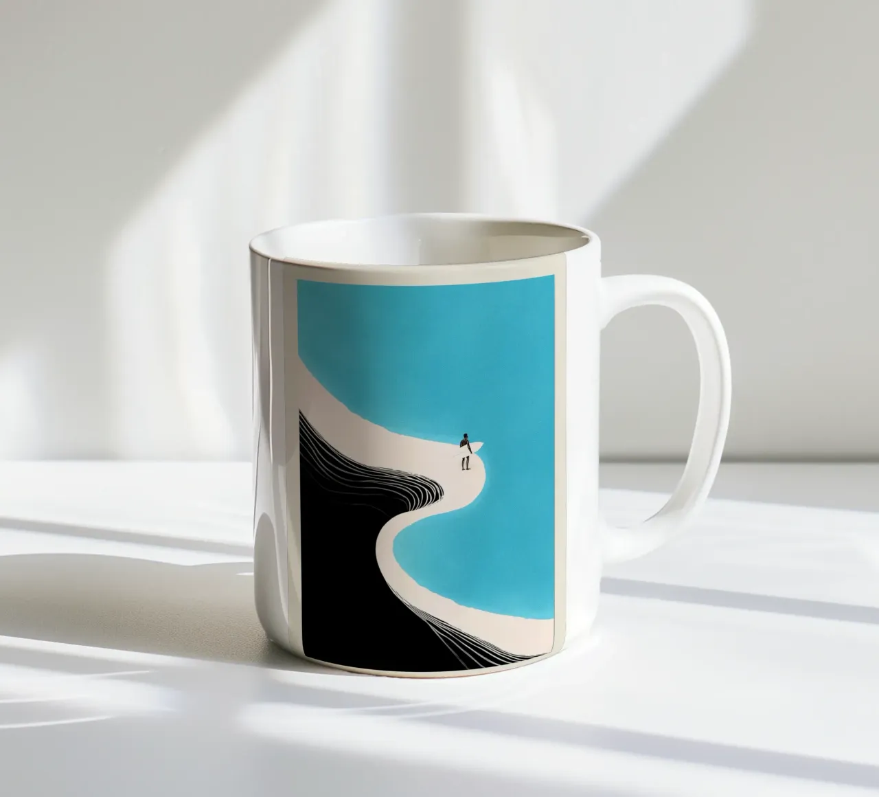 The Waiting Tide tazza in ceramica da Luca