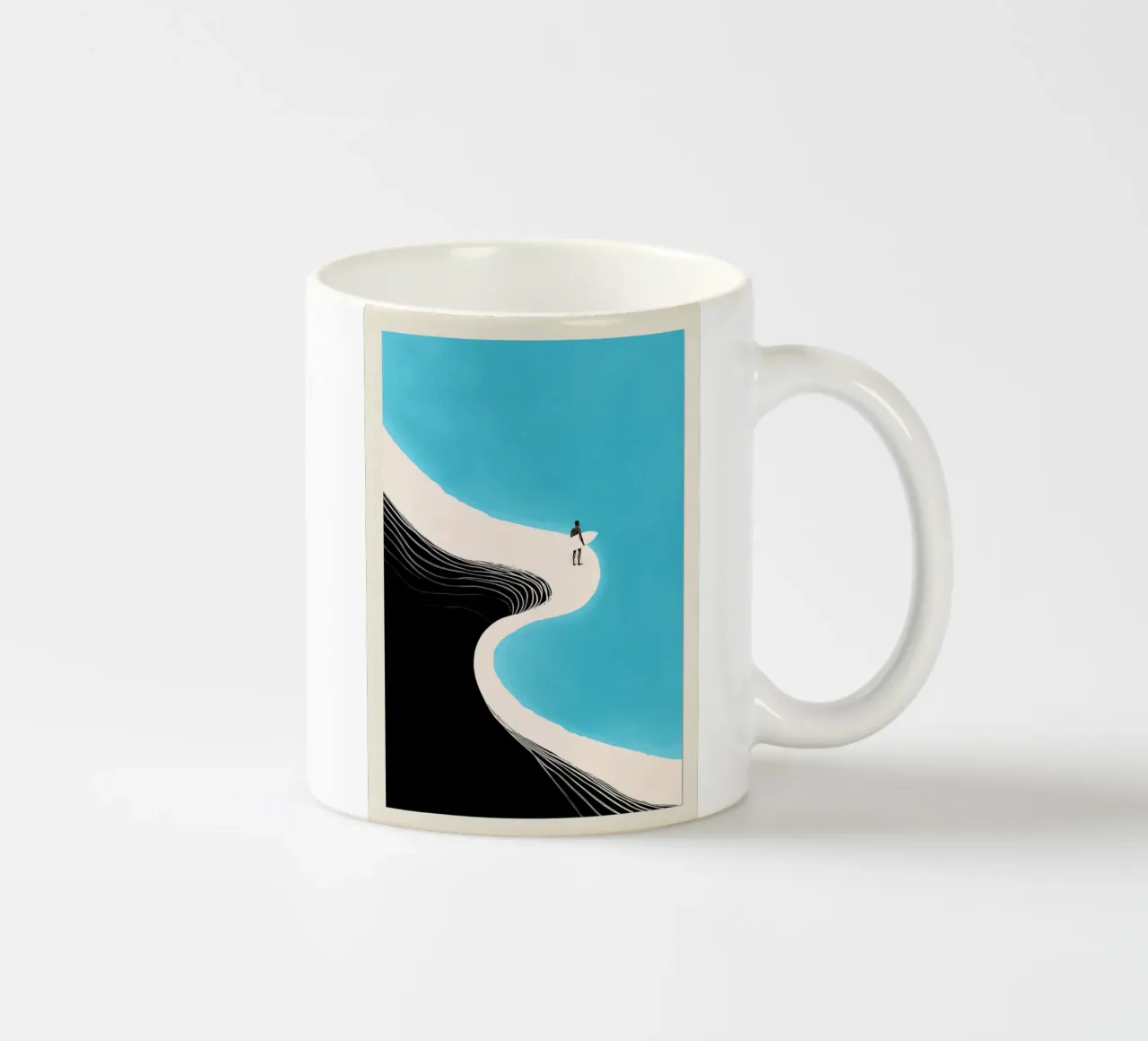The Waiting Tide tazza in ceramica da Luca