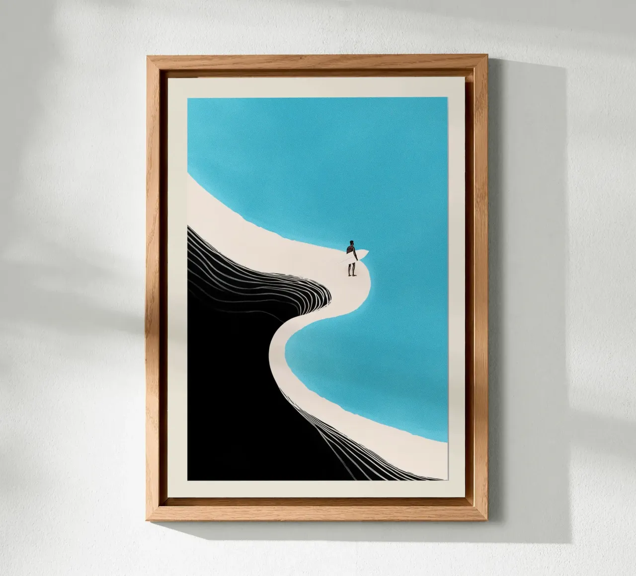 The Waiting Tide alluminio dibond da Luca